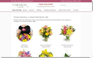Clark County Floral website