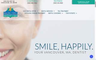 Hazel Dell Dental Care: Dr. Erik Jenson website