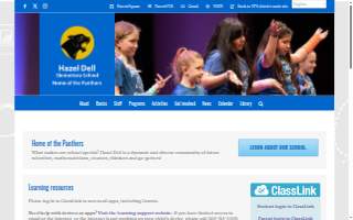 Hazel Dell Elementary School website