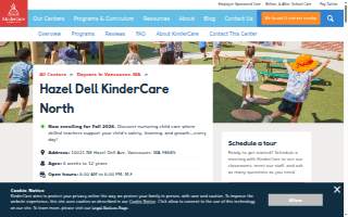 Hazel Dell KinderCare North website