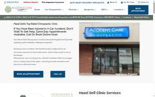 Hazel Dell Massage & Chiropractic website