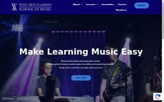 West Arts Academy School of Music website