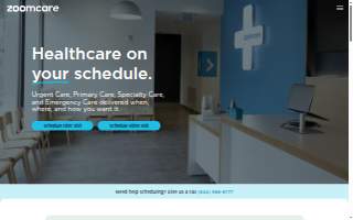 ZoomCare website