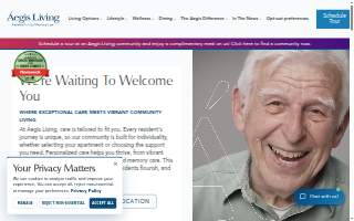 Aegis Living Issaquah website