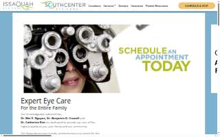 Issaquah Eye Care (located inside Pearle Vision) website