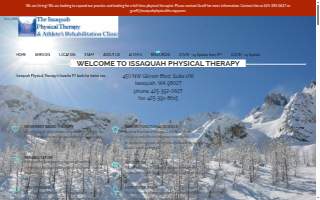 Issaquah Physical Therapy website