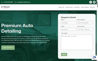Straza Detailing LLC website
