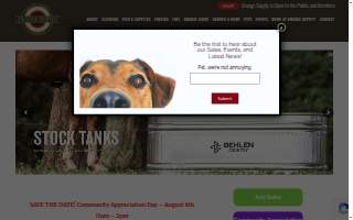 The Grange Supply website