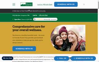 Cascade Dental Care website