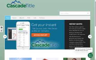 Cowlitz County Title Co website