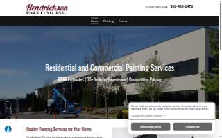 Hendrickson Painting Inc. of Kelso website
