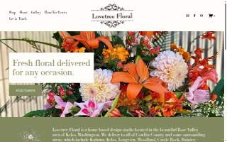 Lovetree Floral website