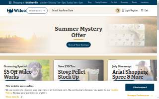Wilco Farm Store of Kelso website