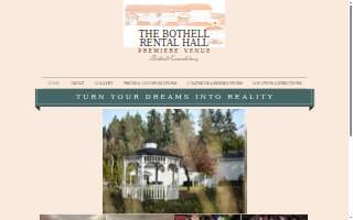 Bothell Rental Hall website