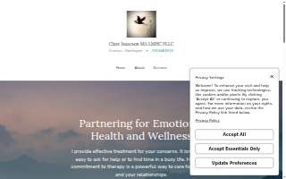 Clare Isaacson MA LMHC website
