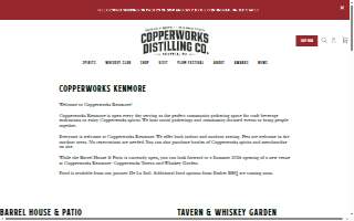 Copperworks Distilling website