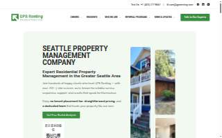 GPS Renting website