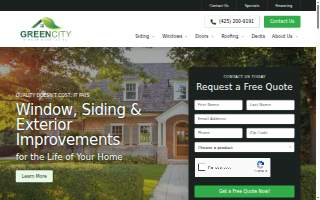 Green City Window Door & Siding of Kenmore website