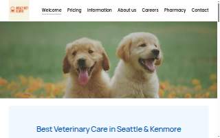 Holly Vet Clinic website