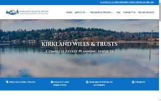 Kirkland Wills & Trusts of Kenmore website