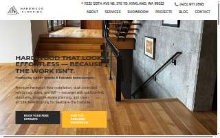 LUKS Construction Hardwood Flooring website