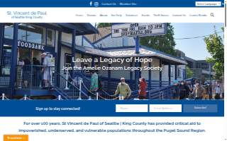St. Vincent de Paul Thrift Store website