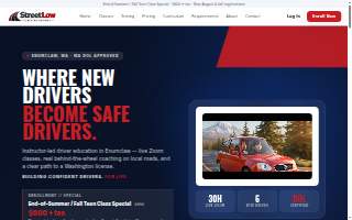 Street Law Driving School website