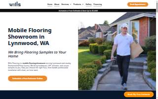 Wills Flooring of Kenmore website