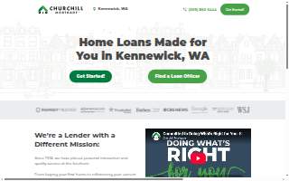 Churchill Mortgage - Tri-Cities website