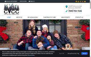 Columbia Valley Chiropractic website