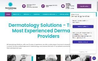 Dermatology Solutions website