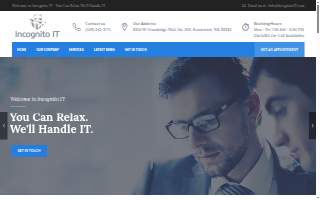 Incognito IT website