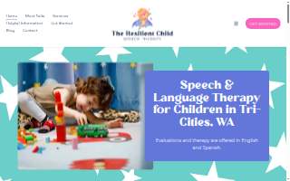 The Resilient Child Speech Therapy, PLLC of Kennewick website