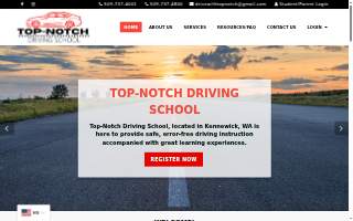 Top-Notch Driving School website