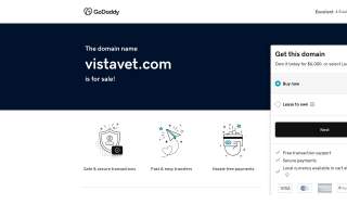 Vista Veterinary Hospital website