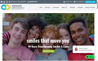 Advanced Orthodontics Kent website
