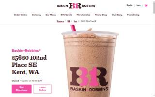 Baskin-Robbins of Kent website