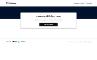 CaveMan Kitchen website