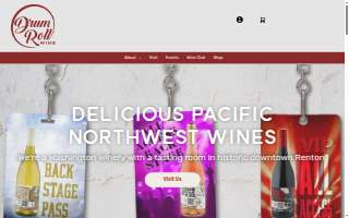 Drum Roll Wine website