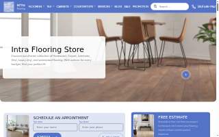 Intra Flooring website