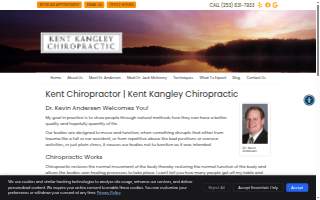 Kent Kangley Chiropractic website