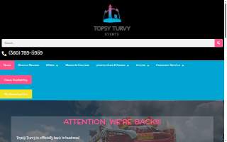 Topsy Turvy Bouncers of Kent website