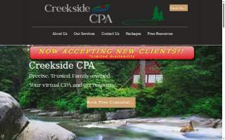 Creekside CPA website