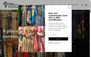 ECA Thrift Shop website
