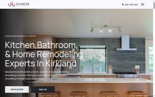 Elevated Home Remodel website