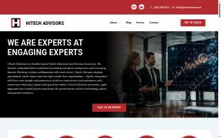 Hitech Advisors website
