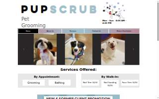 PupScrub website