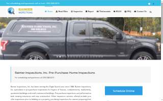 Rainier Inspections, Inc. of Kirkland website