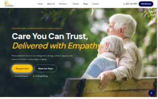Veritas In Home Care website