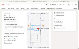 Walgreens Pharmacy website